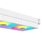 ID-Cooling CPU Water Cooler - FX240 LCD WHITE (27,2dB; max. 98,54 m3/h; 2x12cm, A-RGB, fehér) - Image 4