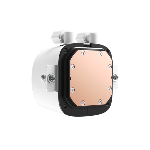 ID-Cooling CPU Water Cooler - FX240 LCD WHITE (27,2dB; max. 98,54 m3/h; 2x12cm, A-RGB, fehér) - Image 10