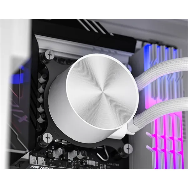 ID-Cooling CPU Water Cooler - FX240 PRO WHITE (25dB; max. 140,16 m3/h; 2x12cm, fehér) - Image 9