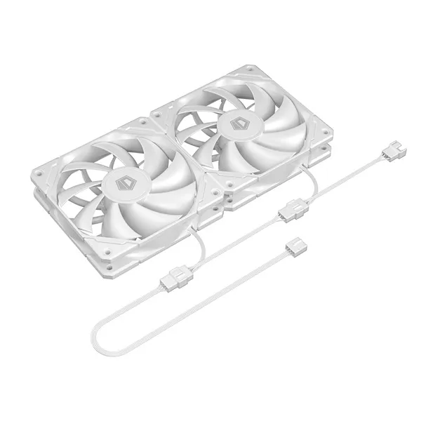ID-Cooling CPU Water Cooler - FX240 PRO WHITE (25dB; max. 140,16 m3/h; 2x12cm, fehér) - Image 4