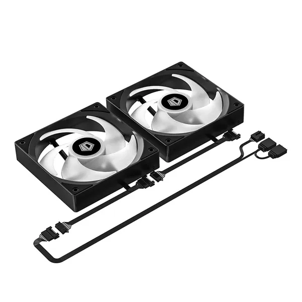 ID-Cooling CPU Water Cooler - FX240 TD (25dB; max. 98,54 m3/h; 2x12cm, A-RGB LED, fekete) - Image 4