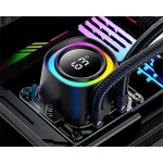 ID-Cooling CPU Water Cooler - FX240 TD (25dB; max. 98,54 m3/h; 2x12cm, A-RGB LED, fekete) - Image 5