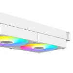 ID-Cooling CPU Water Cooler - FX240 TD WHITE (25dB; max. 98,54 m3/h; 2x12cm, A-RGB LED, fehér) - Image 2