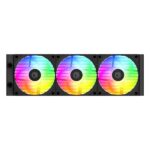 ID-Cooling CPU Water Cooler - FX360 INF (27.2ddB; max. 98,54 m3/h; 3x12cm, A-RGB, fekete) - Image 3