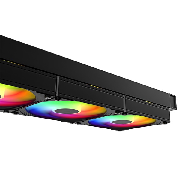 ID-Cooling CPU Water Cooler - FX360 INF (27.2ddB; max. 98,54 m3/h; 3x12cm, A-RGB, fekete) - Image 4
