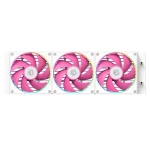 ID-Cooling CPU Water Cooler - FX360 INF PINK (29.9dB; max.132,52 m3/h; 3x12cm, A-RGB, rózsaszín) - Image 3