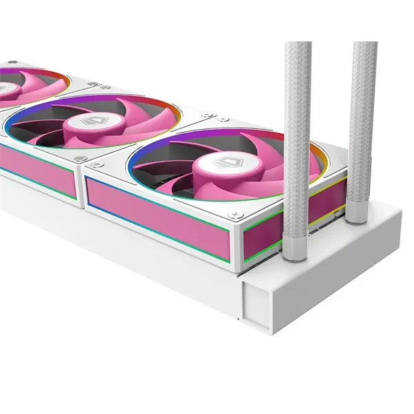 ID-Cooling CPU Water Cooler - FX360 INF PINK (29.9dB; max.132,52 m3/h; 3x12cm, A-RGB, rózsaszín) - Image 4