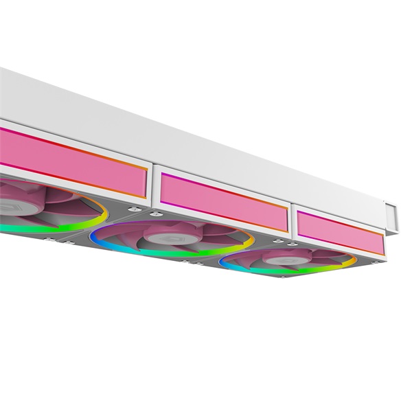 ID-Cooling CPU Water Cooler - FX360 INF PINK (29.9dB; max.132,52 m3/h; 3x12cm, A-RGB, rózsaszín) - Image 5