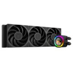 ID-Cooling CPU Water Cooler - FX360 LCD PE (34.3dB; max.150,78 m3/h; 3x12cm, fekete) - Image 2