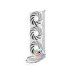 ID-Cooling CPU Water Cooler - FX360 LCD PE WHITE (34.3dB; max.150,78 m3/h; 3x12cm, fehér)