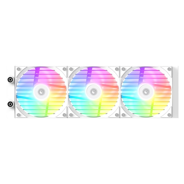 ID-Cooling CPU Water Cooler - FX360 LCD WHITE (27.2dB; max.98,54 m3/h; 3x12cm, A-RGB, fehér) - Image 3