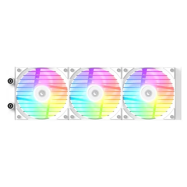 ID-Cooling CPU Water Cooler - FX360 LCD WHITE (27.2dB; max.98,54 m3/h; 3x12cm, A-RGB, fehér) - Image 3