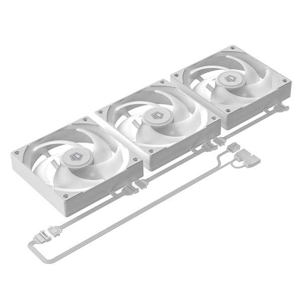 ID-Cooling CPU Water Cooler - FX360 TD WHITE (27.2dB; max.98,54 m3/h; 3x12cm, A-RGB, fehér) - Image 12