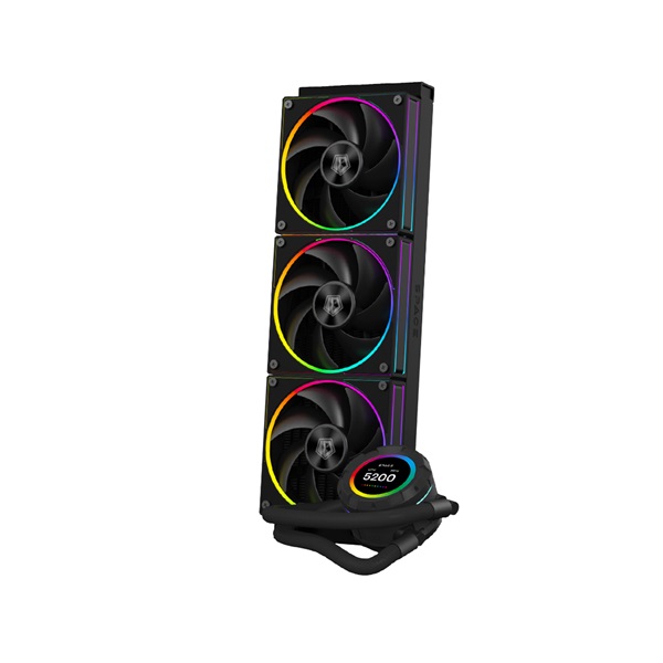 ID-Cooling CPU Water Cooler - Space SL360 (25dB; max. 132,52 m3/h; 3x12cm, A-RGB LED, fekete) - Image 3