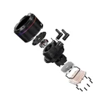 ID-Cooling CPU Water Cooler - Space SL360 (25dB; max. 132,52 m3/h; 3x12cm, A-RGB LED, fekete) - Image 8
