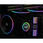 ID-Cooling CPU Water Cooler - Space SL360 (25dB; max. 132,52 m3/h; 3x12cm, A-RGB LED, fekete) - Image 2