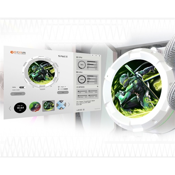 ID-COOLING Space SL360 WHITE - Image 9