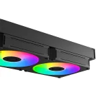 ID-Cooling CPU Water Cooler - Space SL240 V2 (25dB; max. 135,41 m3/h; 2x12cm, A-RGB LED, fekete) - Image 3