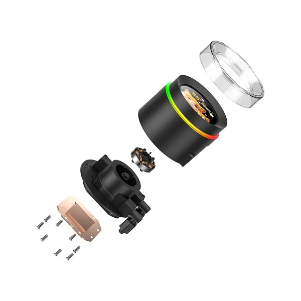 ID-Cooling CPU Water Cooler - Space SL240 V2 (25dB; max. 135,41 m3/h; 2x12cm, A-RGB LED, fekete) - Image 9