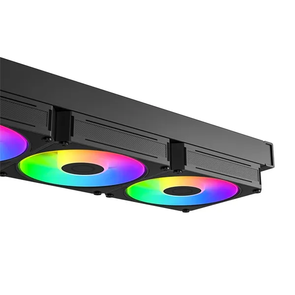 ID-Cooling CPU Water Cooler - Space SL360 V2 (25dB; max. 135,41 m3/h; 3x12cm, A-RGB LED, fekete) - Image 3
