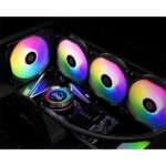 ID-Cooling CPU Water Cooler - Space SL360 XE (35,2dB; max. 129,39 m3/h; 3x12cm, A-RGB LED, fekete) - Image 10