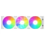 ID-Cooling CPU Water Cooler - Space SL360 XE WHITE (35,2dB; max. 129,39 m3/h; 3x12cm, A-RGB LED, fehér) - Image 3