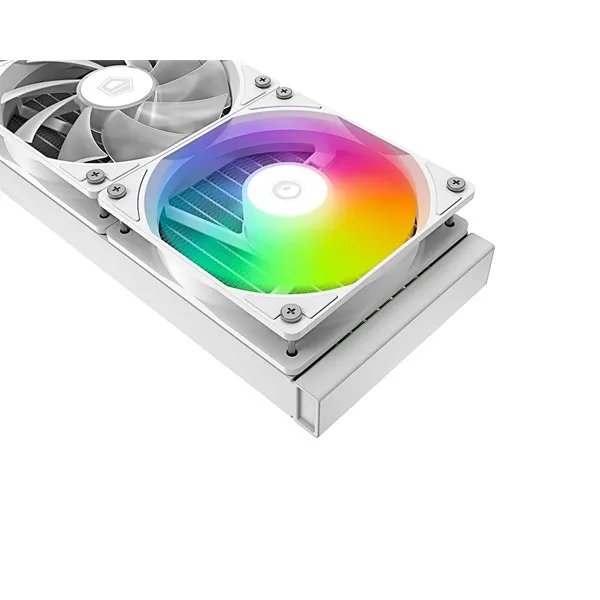 ID-Cooling CPU Water Cooler - Space SL360 XE WHITE (35,2dB; max. 129,39 m3/h; 3x12cm, A-RGB LED, fehér) - Image 4