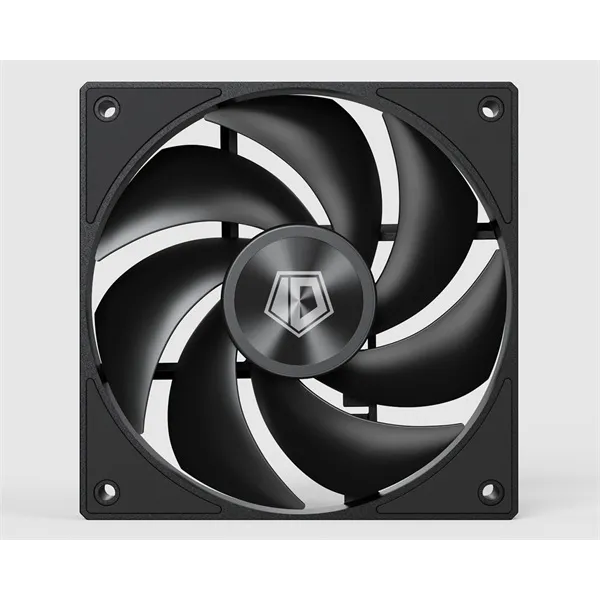 ID-Cooling Cooler 12cm - AF-1230-K (31,1dB, max. 143,90 m3/h, 4pin, PWM, Hydro bear, Daisy chain, 12cm, fekete) - Image 3