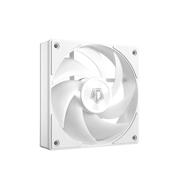 ID-Cooling Cooler 12cm - AF-1230-W (31,1dB, max. 143,90 m3/h, 4pin, PWM, Hydro bear, Daisy chain, 12cm, fehér) - Image 2