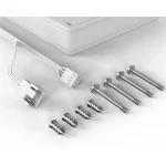 ID-Cooling Cooler 12cm - AF-1230-W (31,1dB, max. 143,90 m3/h, 4pin, PWM, Hydro bear, Daisy chain, 12cm, fehér) - Image 6