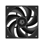ID-Cooling Cooler 12cm - AF-125-K (29,85dB, max. 132,94 m3/h, 4pin, PWM, 12cm,  fekete) - Image 3
