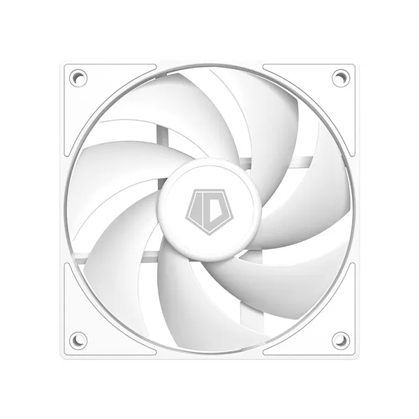 ID-Cooling Cooler 12cm - AF-125-W (29,85dB, max. 132,94 m3/h, 4pin, PWM, 12cm, fehér) - Image 3