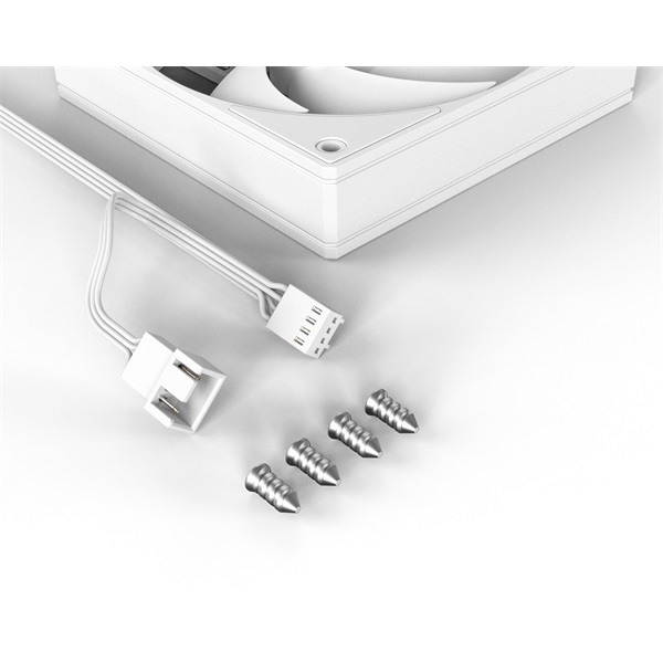 ID-Cooling Cooler 12cm - AF-125-W (29,85dB, max. 132,94 m3/h, 4pin, PWM, 12cm, fehér) - Image 8