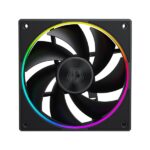 ID-Cooling Cooler 12cm - AF-127-ARGB-K (29,9dB, max. 132,52 m3/h, 4pin, PWM, 12cm, ARGB LED, fekete) - Image 4