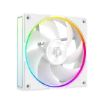 ID-Cooling Cooler 12cm - AF-127-ARGB-W TRIO (29,9dB, max. 132,52 m3/h, 4pin, PWM, 3 x12cm, ARGB LED, fehér) - Image 3