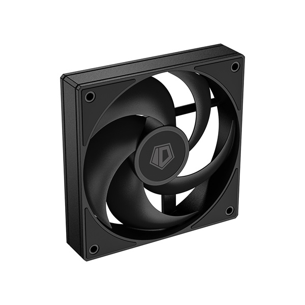 ID-Cooling Cooler 12cm - AS-120-K (27,2dB, max. 98,54 m3/h, 4pin, PWM, 12cm, fekete) - Image 3