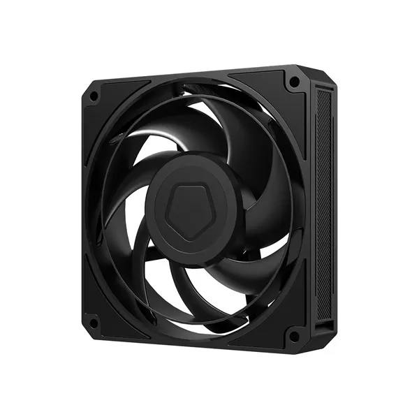 ID-Cooling Cooler 12cm - AT-120-K (36,5dB, max.141,01 m3/h, 4pin, PWM, 12cm, fekete) - Image 2