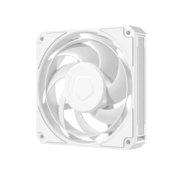 ID-Cooling Cooler 12cm - AT-120-W (36,5dB, max.141,01 m3/h, 4pin, PWM, 12cm, fehér) - Image 2