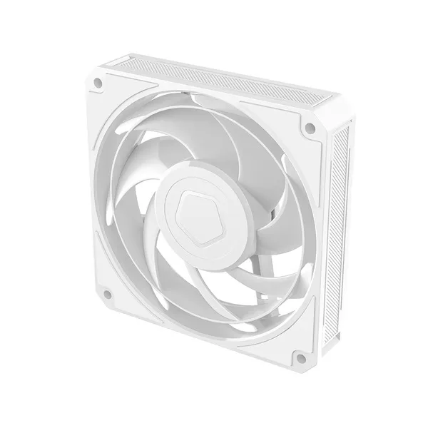 ID-Cooling Cooler 12cm - AT-120-W (36,5dB, max.141,01 m3/h, 4pin, PWM, 12cm, fehér) - Image 3