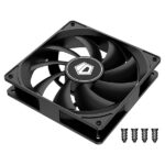 ID-Cooling Cooler 12cm - FL-12025K (21dB, max. 76,45 m3/h, 3pin csatlakozó) - Image 3
