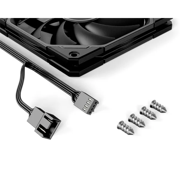 ID-Cooling Cooler 12cm - TF-12015-K (32.3dB, max. 15mm SLIM, 115,27 m3/h, 4pin, PWM, 12cm) - Image 5