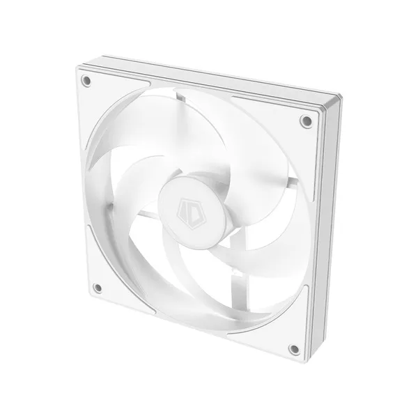 ID-Cooling Cooler 14cm - AS-140-ARGB-W (24,9dB, max. 122,66 m3/h, 4pin, PWM, 14cm, ARGB, fehér) - Image 4