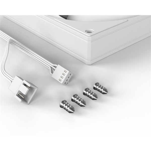 ID-Cooling Cooler 14cm - AS-140-W (24,9dB, max. 122,66 m3/h, 4pin, PWM, 14cm, fehér) - Image 5