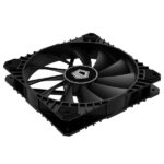 ID-Cooling Cooler 14cm - WF-14025-XT BLACK (32,6dB, max. 130,48 m3/h, 4pin PWM, fekete) - Image 4