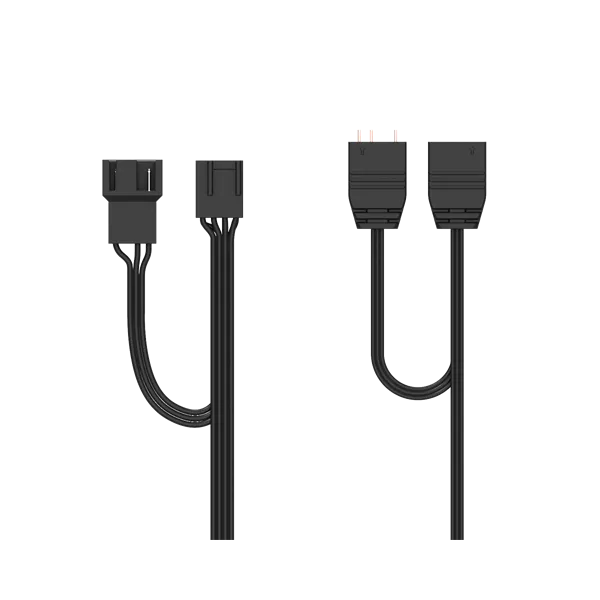 ID-Cooling Számítógépház - VIEW 500 ARGB (ablakos, 3x12cm A-RGB, BTF, mATX, 1xUSB3.0, 1xUSB2.0, fekete) - Image 11