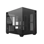 ID-Cooling Számítógépház - VIEW 500 (ablakos, venti nélkül, BTF, mATX, 1xUSB3.0, 1xUSB2.0, fekete)