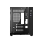 ID-Cooling Számítógépház - VIEW 500 (ablakos, venti nélkül, BTF, mATX, 1xUSB3.0, 1xUSB2.0, fekete) - Image 2