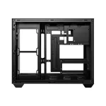ID-Cooling Számítógépház - VIEW 500 (ablakos, venti nélkül, BTF, mATX, 1xUSB3.0, 1xUSB2.0, fekete) - Image 4