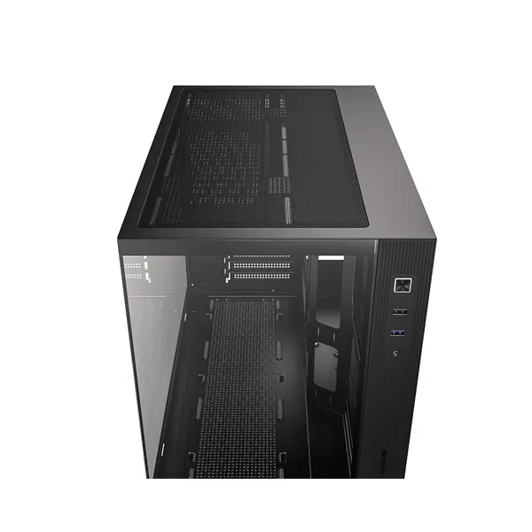 ID-Cooling Számítógépház - VIEW 500 (ablakos, venti nélkül, BTF, mATX, 1xUSB3.0, 1xUSB2.0, fekete) - Image 5
