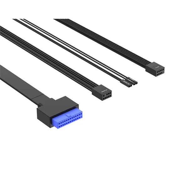 ID-Cooling Számítógépház - VIEW 500 (ablakos, venti nélkül, BTF, mATX, 1xUSB3.0, 1xUSB2.0, fekete) - Image 7